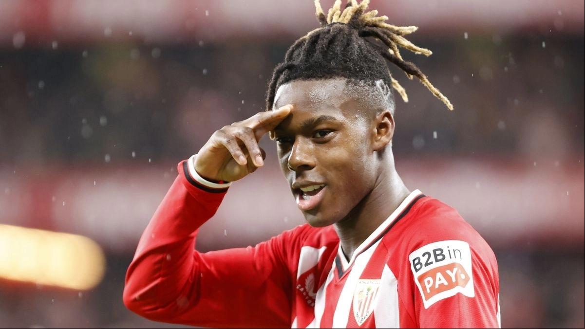 Nico Williams, jugador del Athletic Club y estrella de España que interesa al FC Barcelona y al PSG