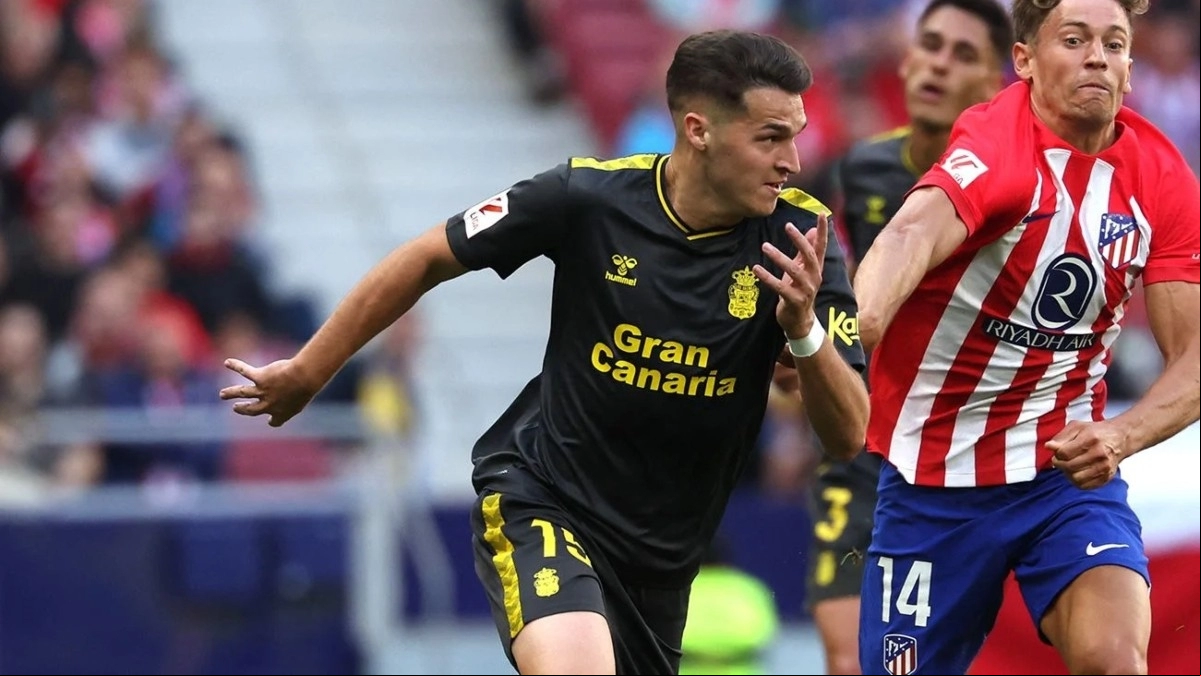Mika Mármol, jugador de la UD Las Palmas que podría poner rumbo a Italia