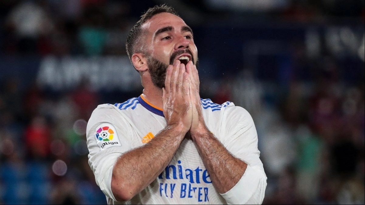 Dani Carvajal, lesionado de gravedad en el Real Madrid