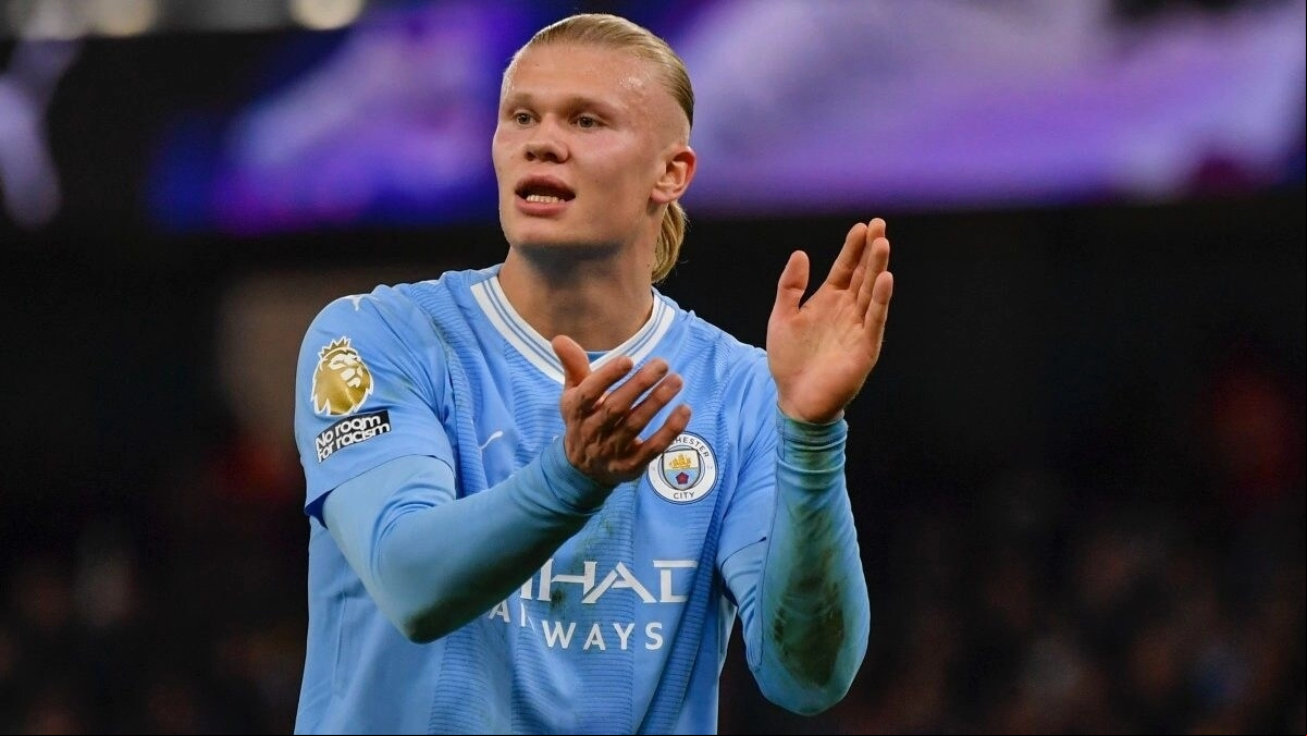 Erling Haaland, delantero del Manchester City