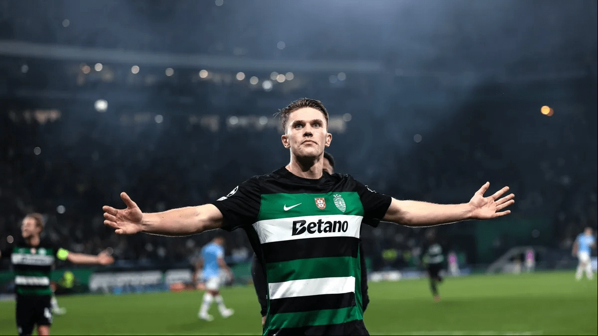 Viktor Gyökeres, delantero titular del Sporting de Lisboa
