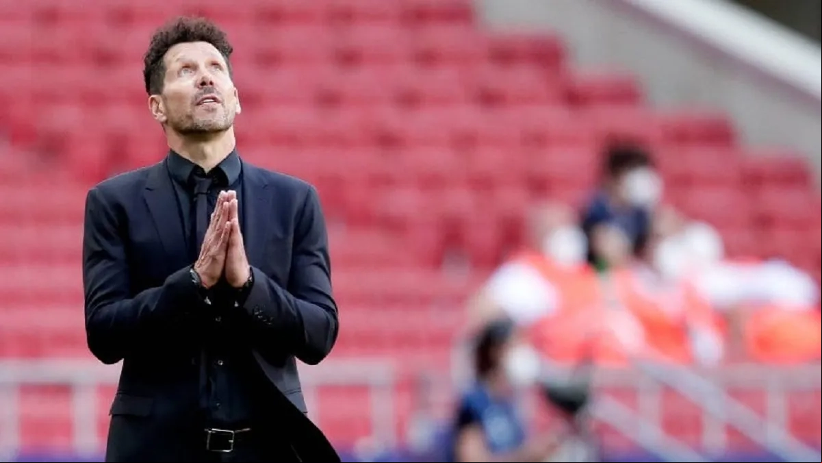 Cholo Simeone, entrenador del Atlético de Madrid