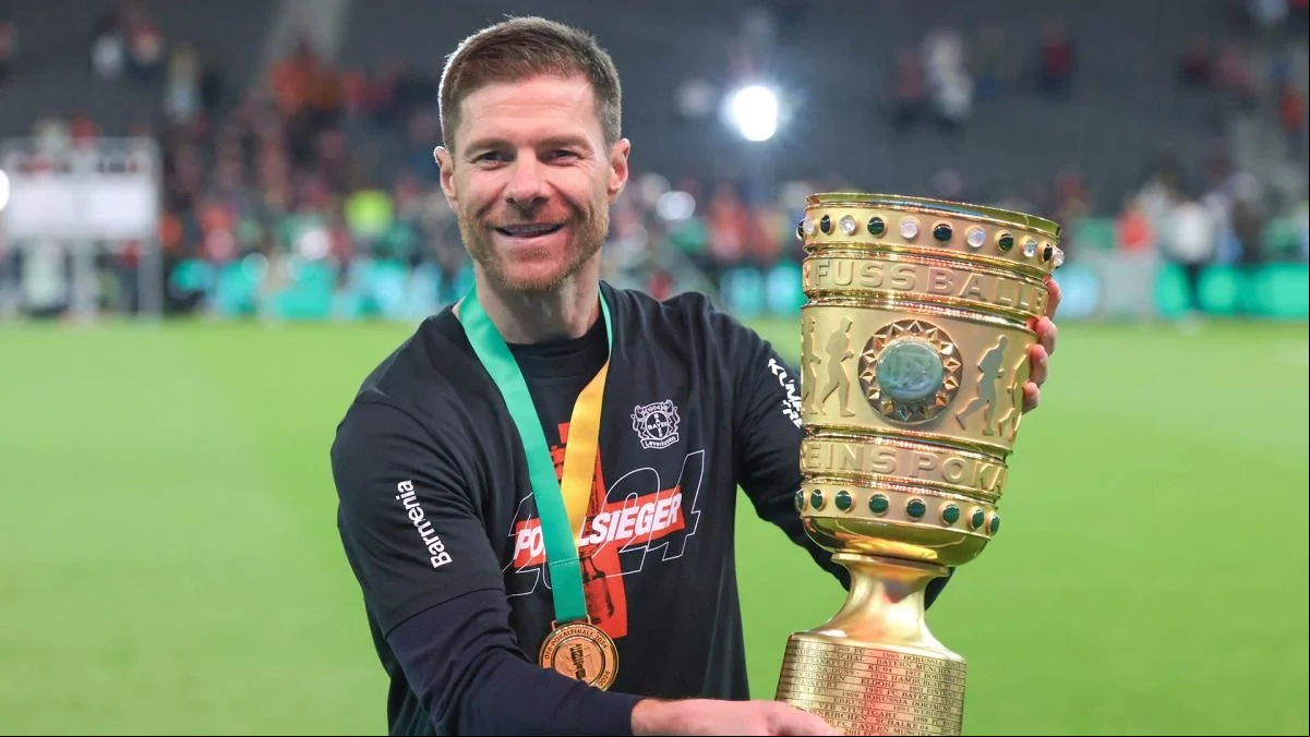 Xabi Alonso, actual entrenador del Bayer Leverkusen