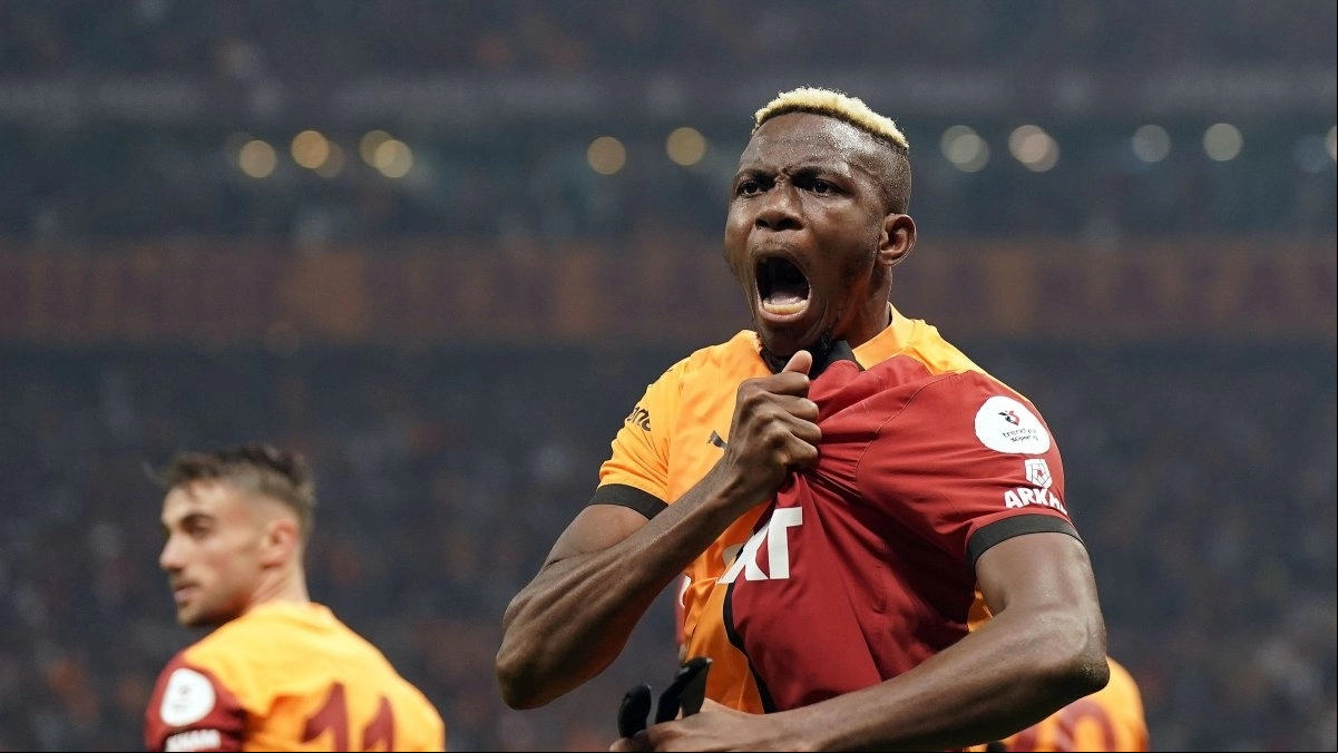 Victor Osimhen, forward loaned by Napoli to Galatasaray