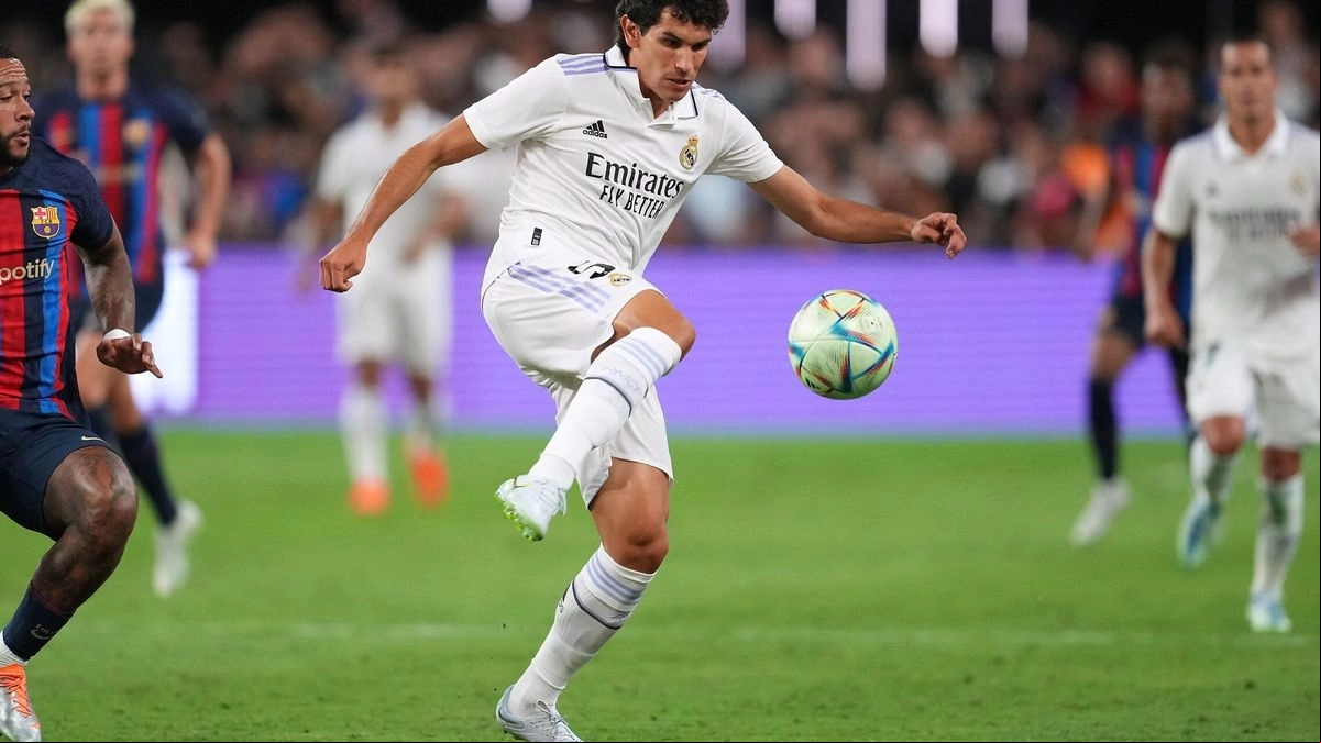 Jesus Vallejo, central defender of Real Madrid