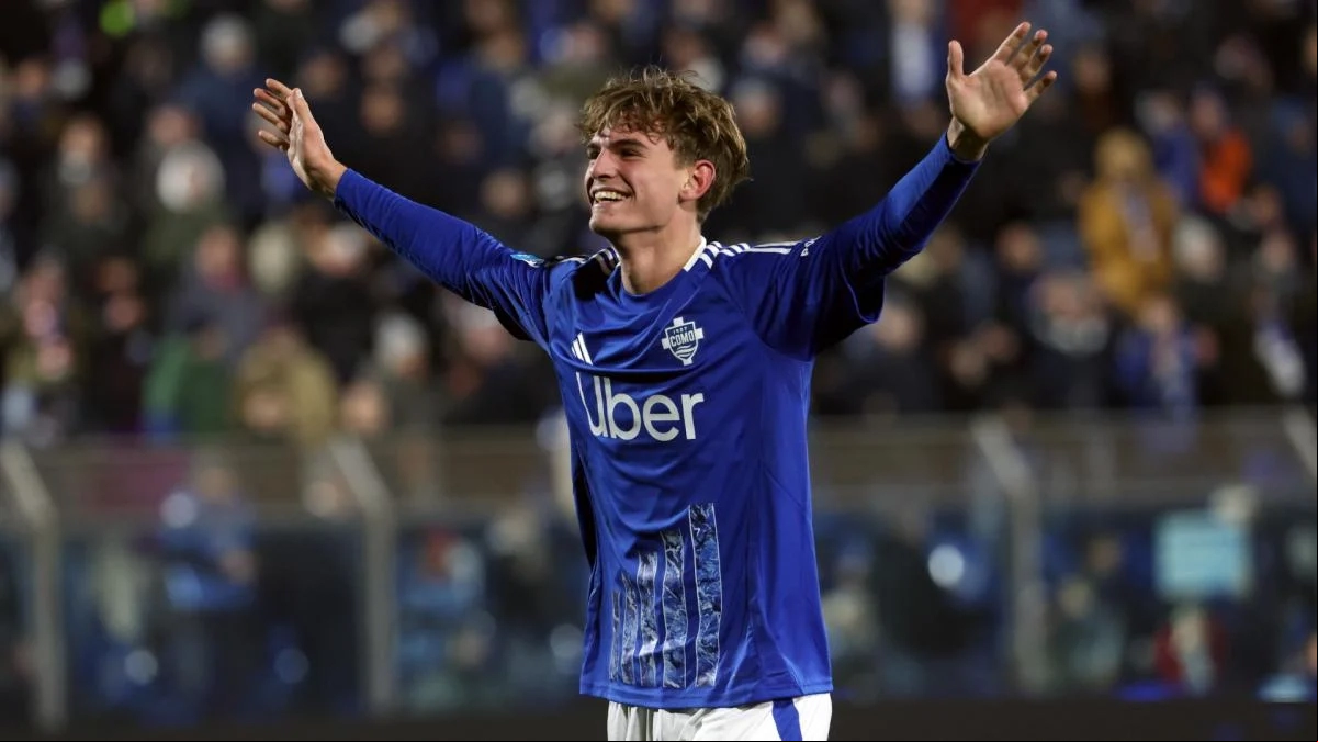 Nico Paz, former Real Madrid player who belongs to Como