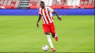 Umar Sadiq, el jugador más valioso de la segunda división española. Foto: Radio Marca Almería