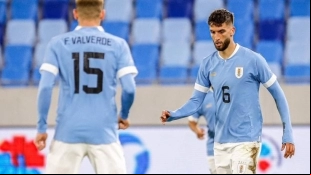 Fede Valverde y Rodrigo Bentancur. Foto: EL PAÍS Uruguay