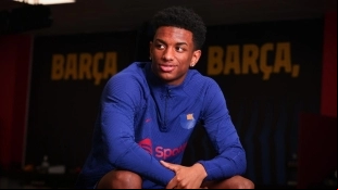 <p>Alejandro Balde, player of FC Barcelona and international with Spain.</p>