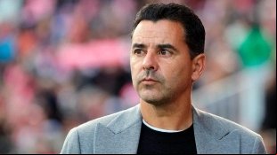 Míchel, entrenador del Girona.