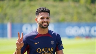 Gonçalo Ramos, delantero del PSG, lesionado de gravedad.