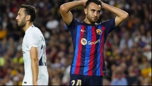 Eric García, central del FC Barcelona que podría fichar por el Girona