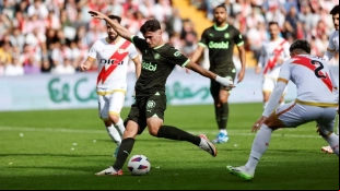 Miguel Gutiérrez, lateral izquierdo del Girona que interesa al Atalanta