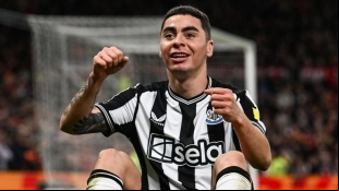Miguel Almirón, jugador paraguayo del Newcastle