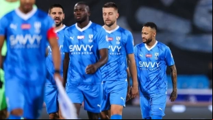 Los jugadores del Al Hilal