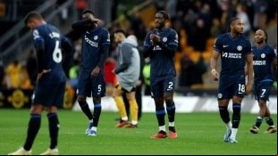 The Chelsea players.