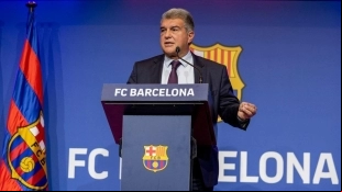 Joan Laporta, presidente del FC Barcelona