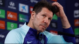 Cholo Simeone, entrenador del Atlético de Madrid 