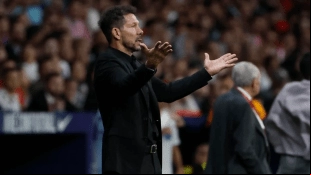 Cholo Simeone, entrenador del Atlético de Madrid 