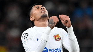 Raphinha, FC Barcelona player who could leave the club in the summer