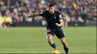 Isaac Romero, delantero del Sevilla